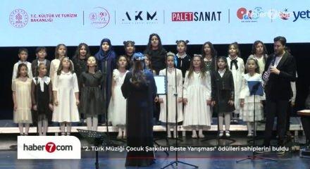 T&uuml;rk m&uuml;ziği &ccedil;ocuk sesleriyle geleceğe taşınıyor: 2. Beste Yarışması&rsquo;nda &ouml;d&uuml;ller verildi
