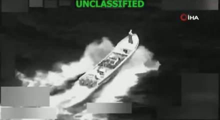 ABD, Doğu Pasifik'te uyuşturucu ka&ccedil;ak&ccedil;ılığı yaptığı gerek&ccedil;esiyle bir gemiyi hedef aldı