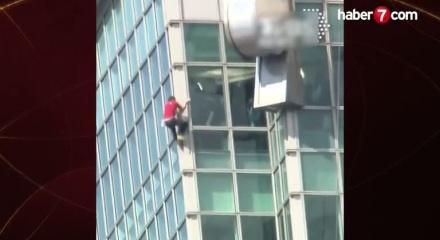 ABD'li tırmanıcı Alex Honnold, "Taipei 101" g&ouml;kdeleninin tepesine ipsiz &ccedil;ıktı