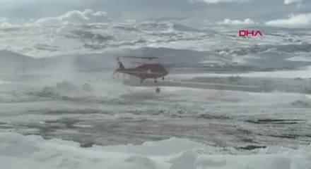 Ambulans helikopter 1 g&uuml;nl&uuml;k bebek i&ccedil;in havalandı