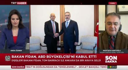 Ankara'da ABD-Suriye g&ouml;r&uuml;şmesi: Fidan Tom Barrack'ı kabul etti