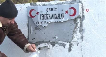 Ankara'da şehit hayratına &ccedil;irkin saldırı: Ailesi tehdit edildiklerini iddia etti