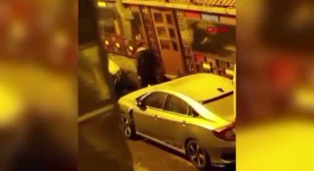 Avcılar'da şehri eşkıyası tartıştığı kadınıdarbetti