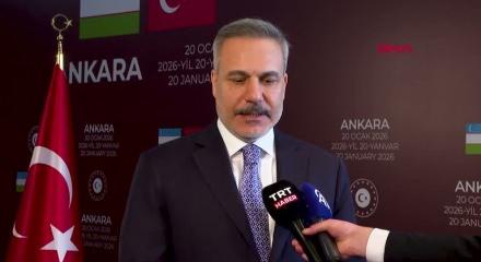   Bakan Hakan Fidan, T&uuml;rkiye-&Ouml;zbekistan 4+4 Mekanizması Toplantısı'nın ardından a&ccedil;ıklamalarda bulundu