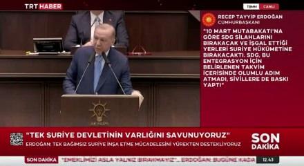 Başkan Erdoğan: "K&uuml;rtler bizim &ouml;zbe&ouml;z kardeşlerimizdir"