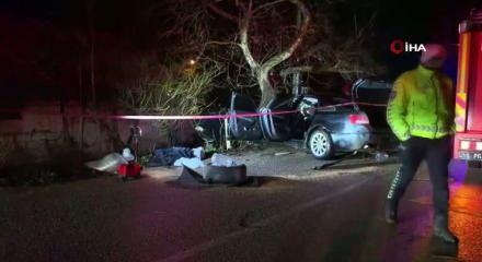 Bursa'da 2 gen&ccedil; kızın hayatını kaybettiği kazada s&uuml;r&uuml;c&uuml; 144 promil alkoll&uuml; &ccedil;ıktı