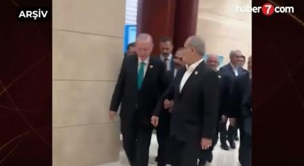 Cumhurbaşkanı Erdoğan, İran lideriyle g&ouml;r&uuml;şt&uuml;