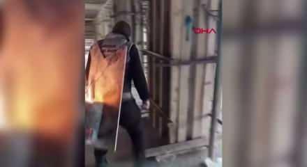 Dondurucu soğuğa 'Karadeniz usul&uuml;' &ccedil;&ouml;z&uuml;m: Arkasında roket değil soba var