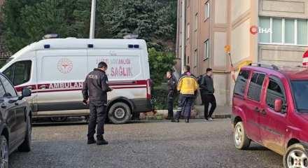 Karab&uuml;k'te y&uuml;ksekten d&uuml;şen yaşlı kadın feci şekilde can verdi