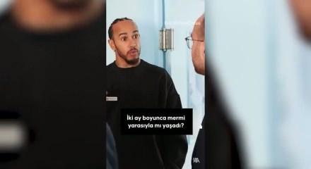 Lewis Hamilton, Gazze halkını desteklemek i&ccedil;in &Uuml;rd&uuml;n'e ziyarette bulundu