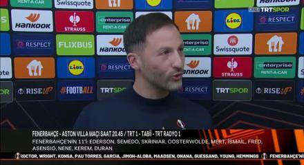 Tedesco&rsquo;dan Aston Villa ma&ccedil;ı &ouml;ncesi mesaj: Bizim i&ccedil;in iyi bir test
