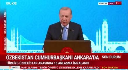Cumhurbaşkanı Erdoğan: T&uuml;rk D&uuml;nyasının m&uuml;hr&uuml;n&uuml; bu asra vuracağız