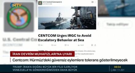 ABD'den İran'a H&uuml;rm&uuml;z Boğazı'ndaki askeri faaliyetleri konusunda "g&uuml;venlik uyarısı"