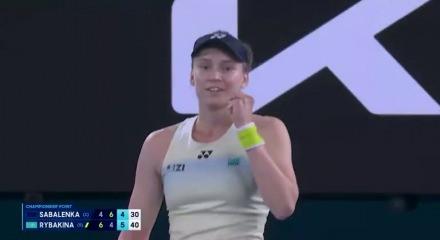 Avustralya A&ccedil;ık'ta Kazak tenis&ccedil;i Elena Rybakina şampiyon oldu