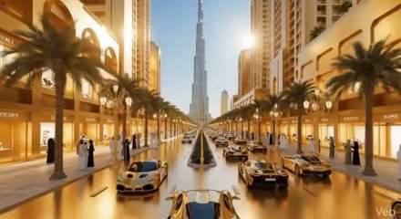 Birleşik Arap Emirlikleri, Dubai kentinde d&uuml;nyanın ilk "Altın Sokağı"nı inşa edecek