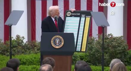 Donald Trump, G&uuml;ney Kore'ye y&ouml;nelik tarifeleri artırdı