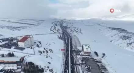 Erciyes hafta sonu 320 bin kişiyi ağırladı