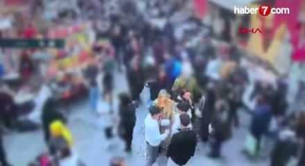 Fatih'te &Ccedil;inli turiste yumruklu saldırı: Hanut&ccedil;u g&ouml;zaltına alındı