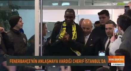 Fenerbah&ccedil;e'nin yeni forveti İstanbul'a geldi