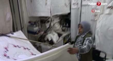 Gaziantep'te veresiye aldığı dikiş makinesiyle iş kurdu