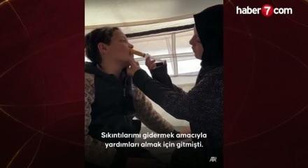  Gazze'de y&uuml;rek burkan dram: Annesi yaralı oğlunu şırıngayla besliyor