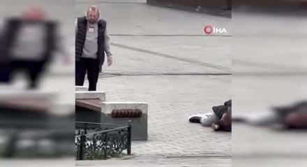 İstanbul'da bir kişi tartıştığı kişiyi silahla vurup başında bekledi