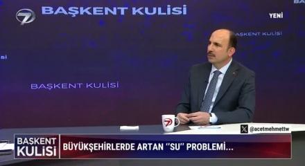  Konya B&uuml;y&uuml;kşehir Belediye Başkanı Uğur İbrahim Altay CHP'li belediyelerdeki su krizi hakkındaki konuştu