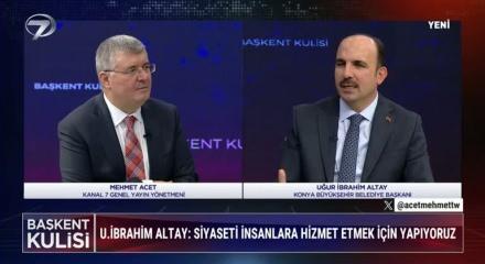 Konya B&uuml;y&uuml;kşehir Belediye Başkanı Uğur İbrahim Altay İBB'deki yolsuzluk hakkında konuştu