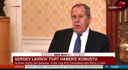 Lavrov: &ldquo;T&uuml;rk meslektaşlarımızla rahat &ccedil;alışıyoruz"