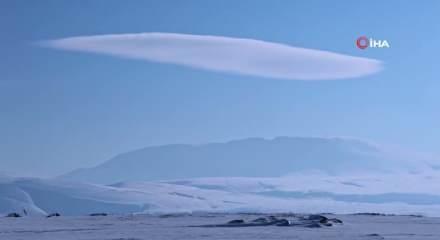 Nemrut Kalderası &uuml;zerinde mercek bulutu