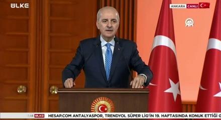 Numan Kurtulmuş İspanya Temsilciler Başkanı ile ortak a&ccedil;ıklamada bulundu