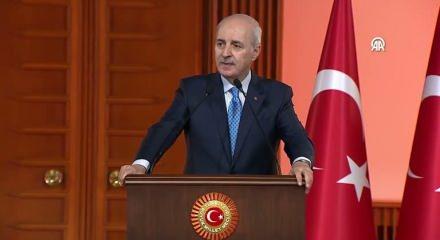 Numan Kurtulmuş İspanya Temsilciler Başkanı ile ortak a&ccedil;ıklamada bulundu