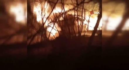 Ordu'da ş&uuml;pheli &ouml;l&uuml;m! İtfaiye ekipleri yanan evin bah&ccedil;esinde asılı halde buldu