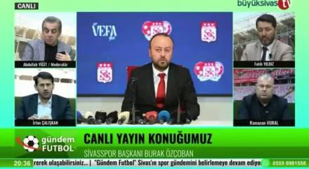 Sivasspor Başkanı canlı yayında duyurdu: Amed ma&ccedil;ındaki 2 hakem istifa etti