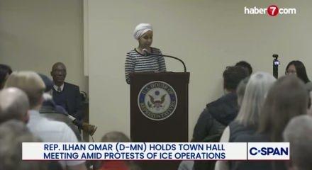 Trump hedef g&ouml;stermişti! Ilhan Omar'a saldırı