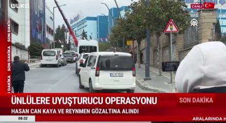 &Uuml;nl&uuml;lere uyuşturucu operasyonu! Reynmen ve Hasan Can Kaya g&ouml;zaltında