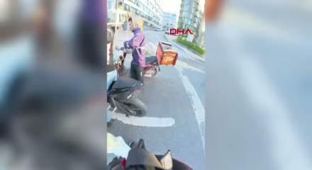 Motosikletli şehir eşkıyaları trafikte dehşet yaşattılar