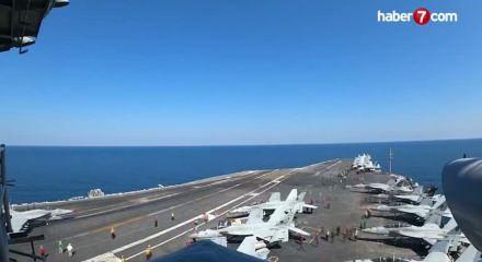 ABD'den İran paylaşımı: Savaş filosu Tahran'ın dibinde