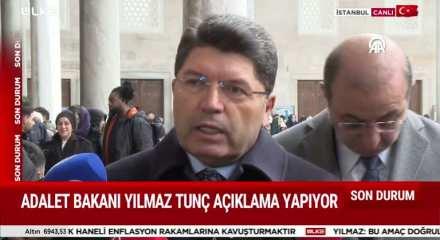 Adalet Bakanı Yılmaz Tun&ccedil; su&ccedil;a s&uuml;r&uuml;klenen &ccedil;ocuklar hakkında konuştu
