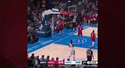 Alperen Şeng&uuml;n&rsquo;den triple-double performansı: Rockets, Thunder&rsquo;ı devirdi