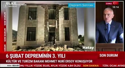 Bakan Ersoy Hatay&rsquo;dan duyurdu! Tarihin kara sayfası kapanıyor