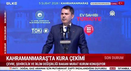 Bakan Kurum Kahramanmaraş'ta konuştu