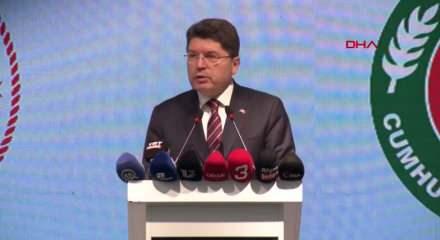 Bakan Yılmaz Tun&ccedil;, 'Kanun Yolu Uygulamaları Konferansı'nda konuştu
