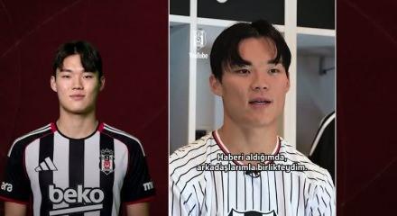 Beşiktaş'ın G&uuml;ney Koreli golc&uuml;s&uuml;n&uuml;n videosunu taraftar beğeni yağmuruna tuttu