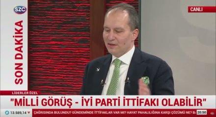 Fatih Erbakan adaylığını a&ccedil;ıkladı!