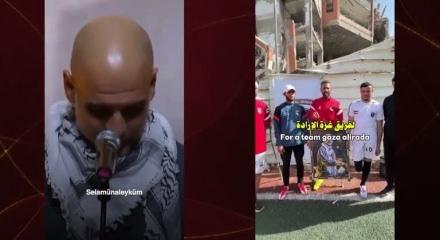 'Gazze'yi yalnız bıraktık' diyen Guardiola'ya Filistinli takımdan teşekk&uuml;r