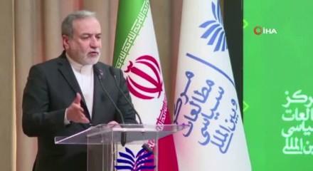 İran Dışişleri Bakanı Arak&ccedil;i'den atom bombası a&ccedil;ıklaması