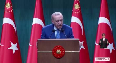 Kabine Toplantısı sonrası, Cumhurbaşkanı Erdoğan konuştu