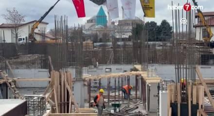 Konya B&uuml;y&uuml;kşehir'in şehre kazandıracağı Mevlevi Dergahı&rsquo;nın temeli atıldı