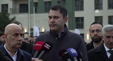 Murat Kurum: Deprem b&ouml;lgesinin derdi bizim derdimiz, ne konuşursak yapacağız